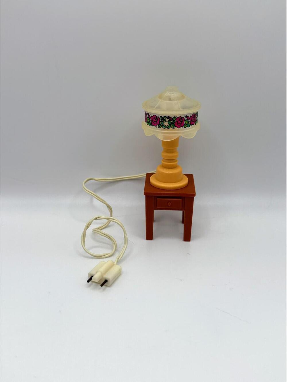 Vintage Fisher Price Lighted Dollhouse Lamp 1980s, Plug in Lamp, Miniature